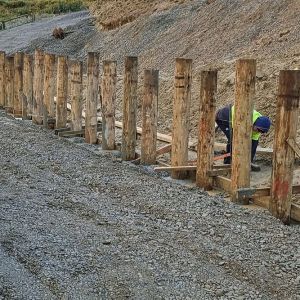 Building retaining wall Christchurch
